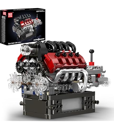 Amazon.co.jp: V8 エンジンモーター組み立てキット ダイナミックOHV